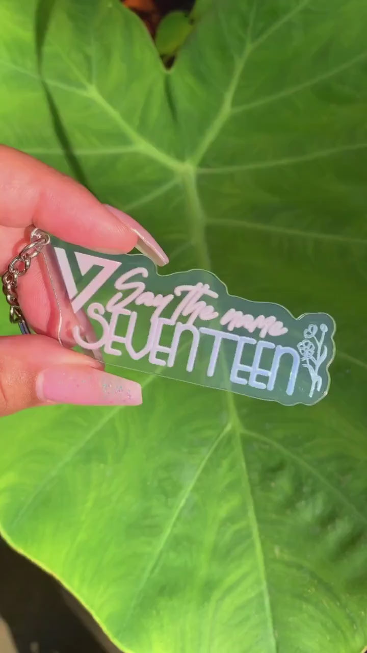 Seventeen Say The Name Keychain